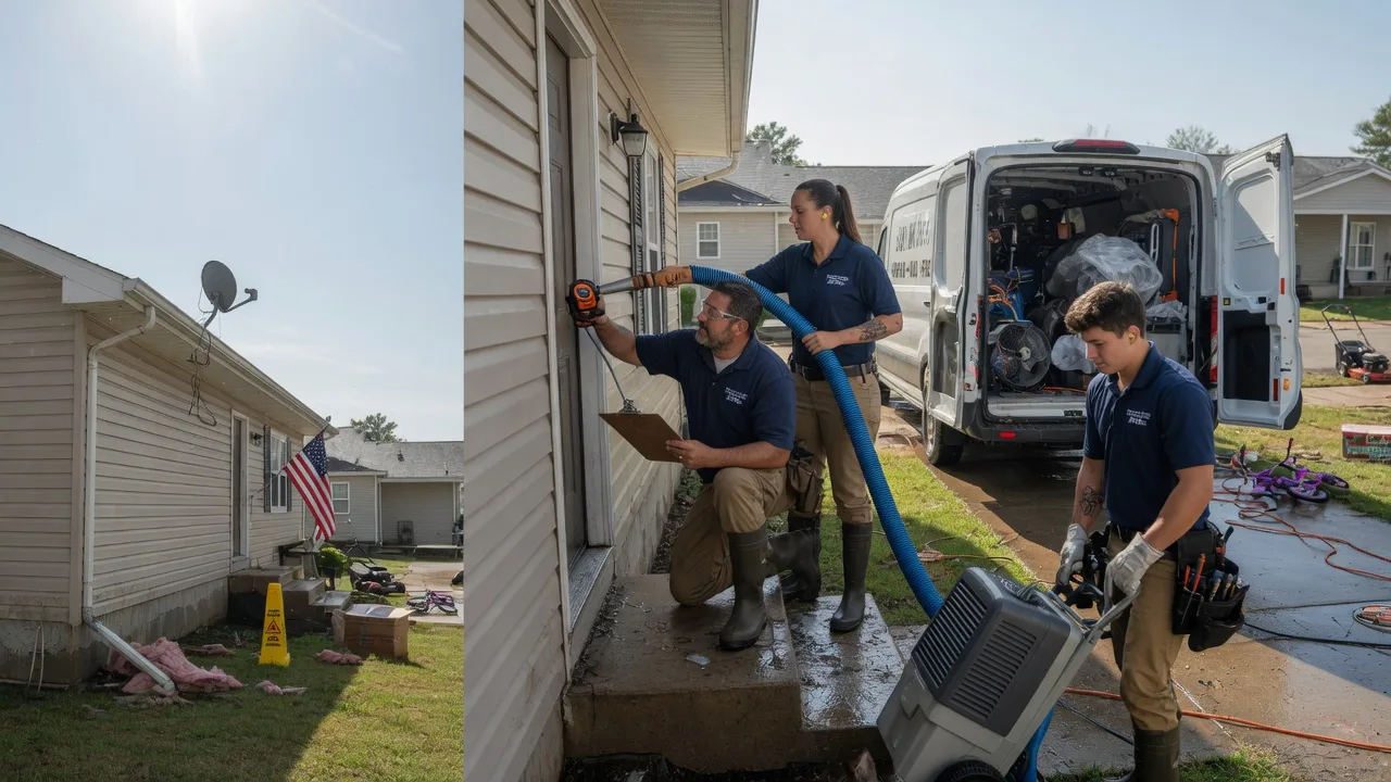 Ceiling Water Damage Restoration in Pleasant View, TN near me